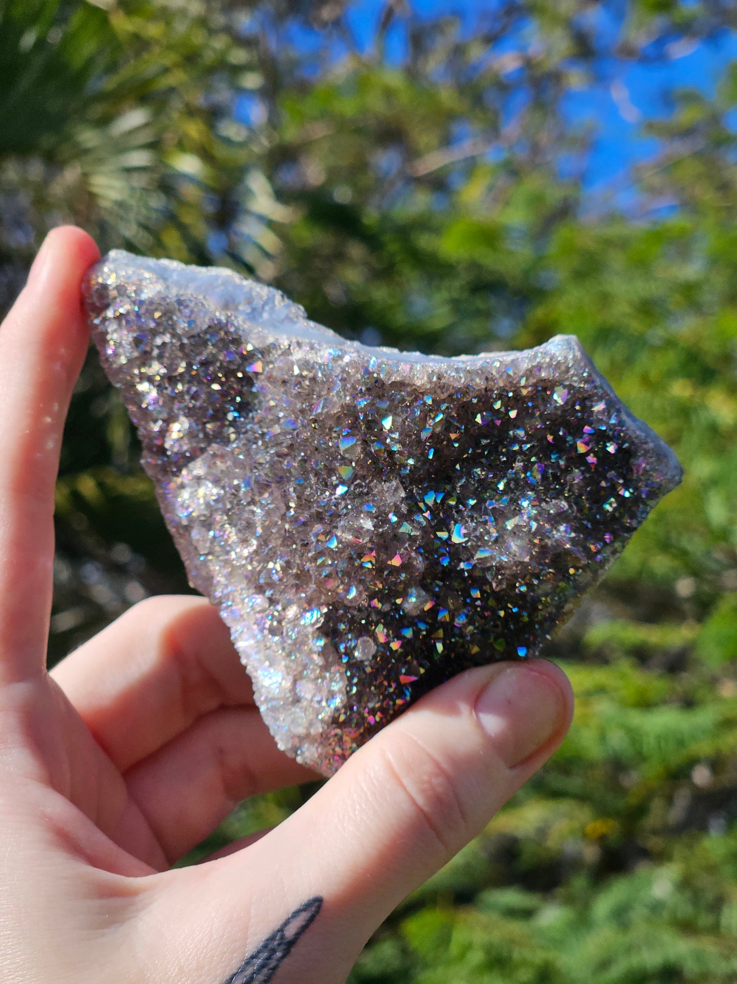 Aura Amethyst (Pearl Amethyst) B