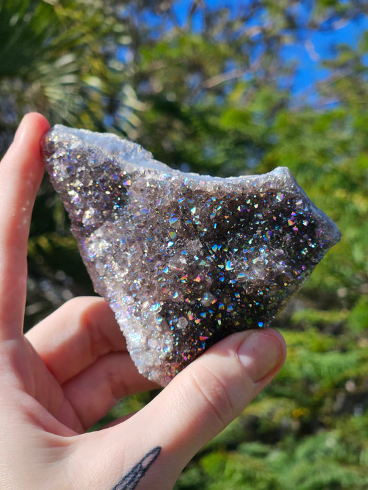 Aura Amethyst (Pearl Amethyst) B