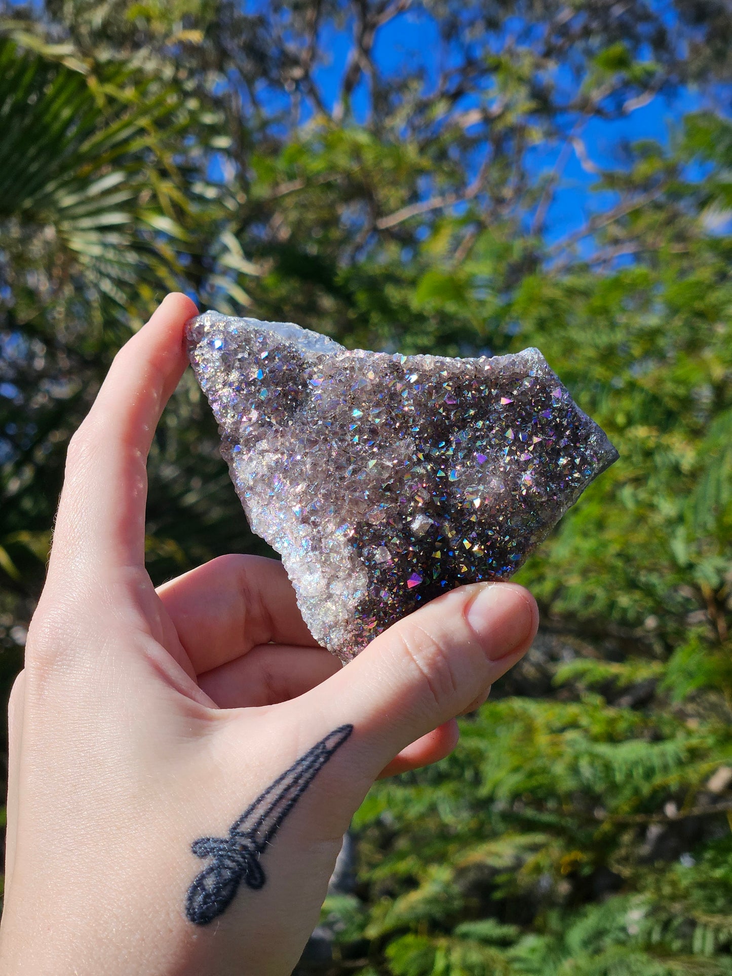 Aura Amethyst (Pearl Amethyst) B