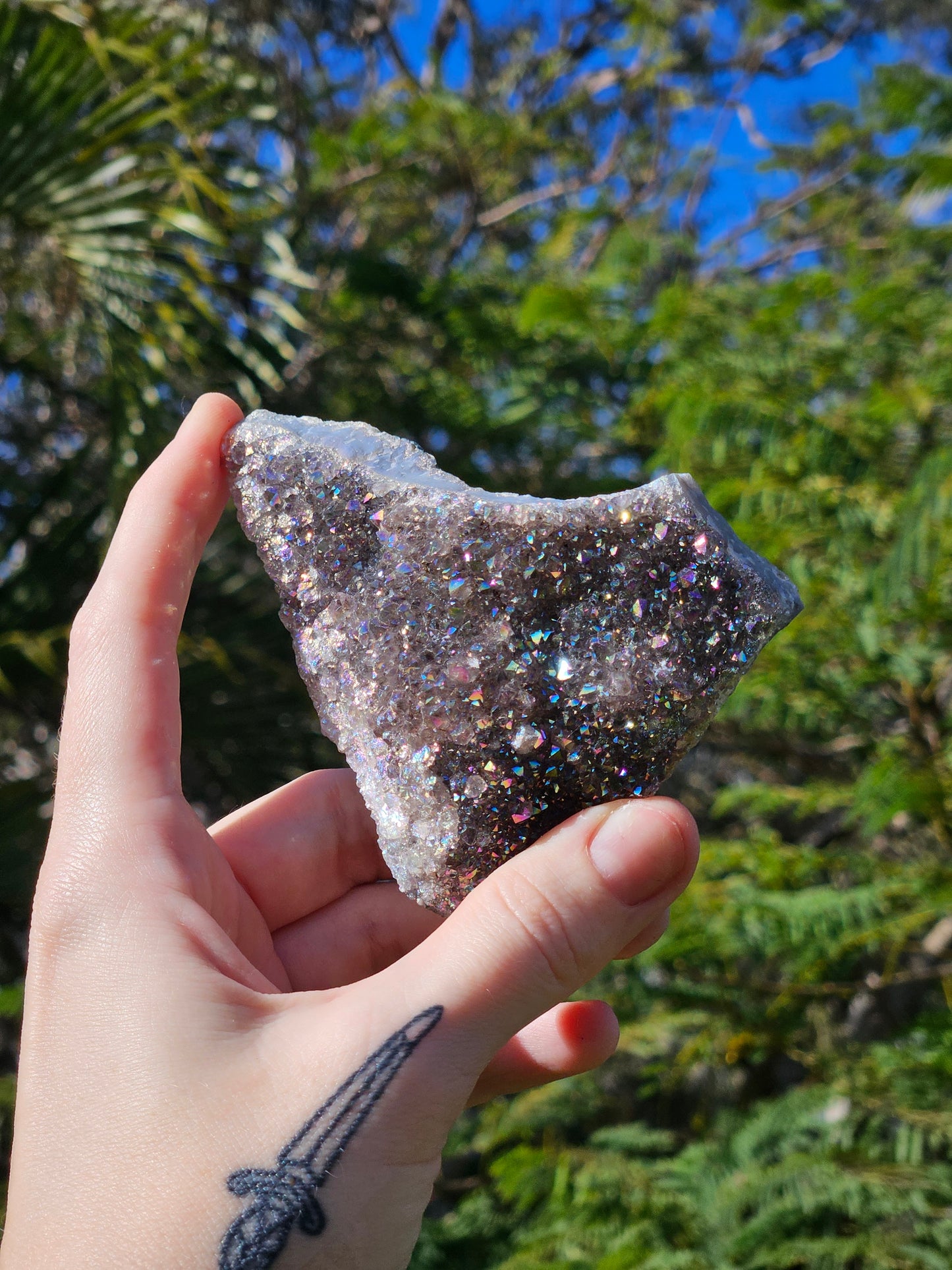 Aura Amethyst (Pearl Amethyst) B