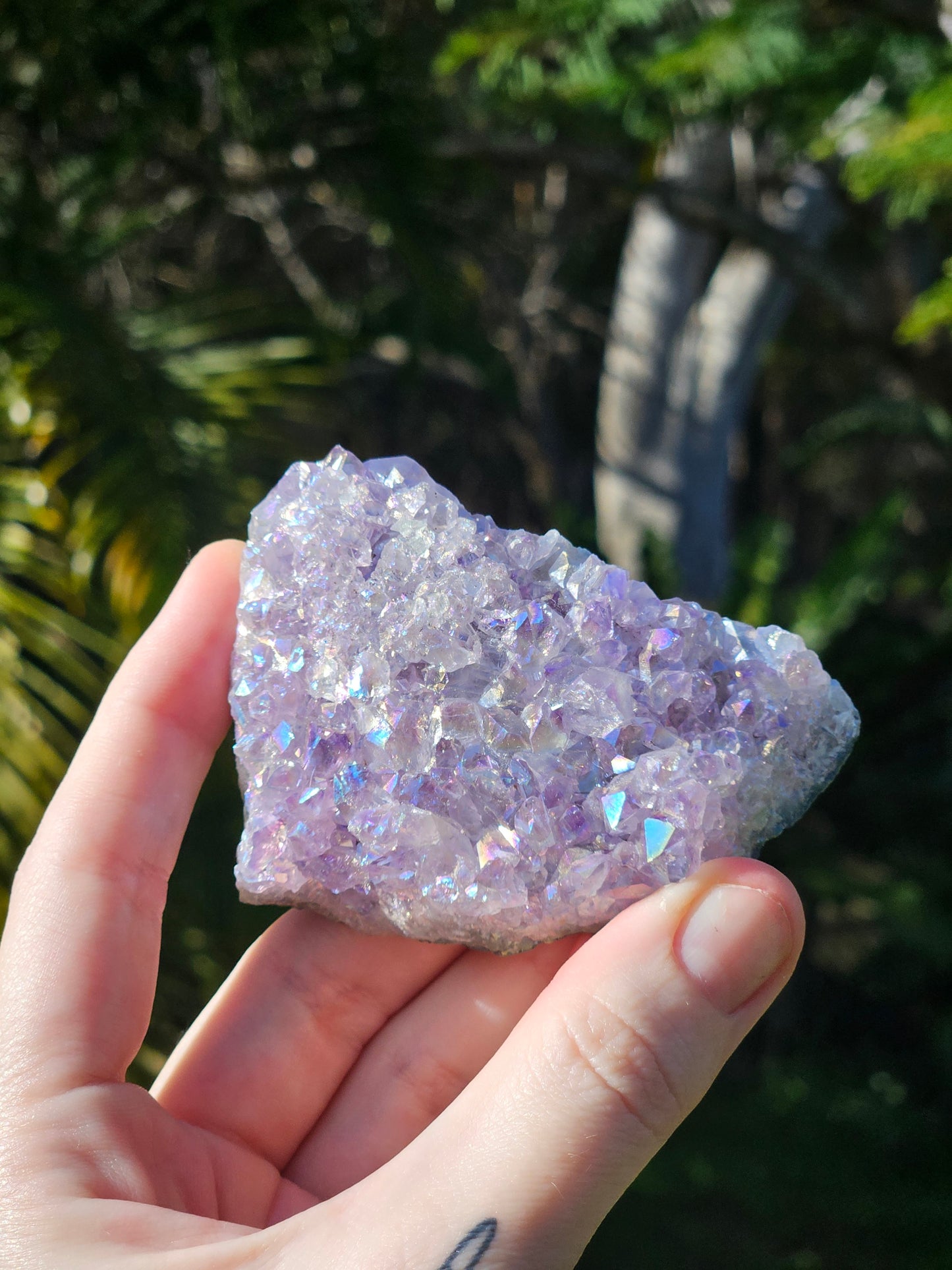 Aura Amethyst (Pearl Amethyst) A