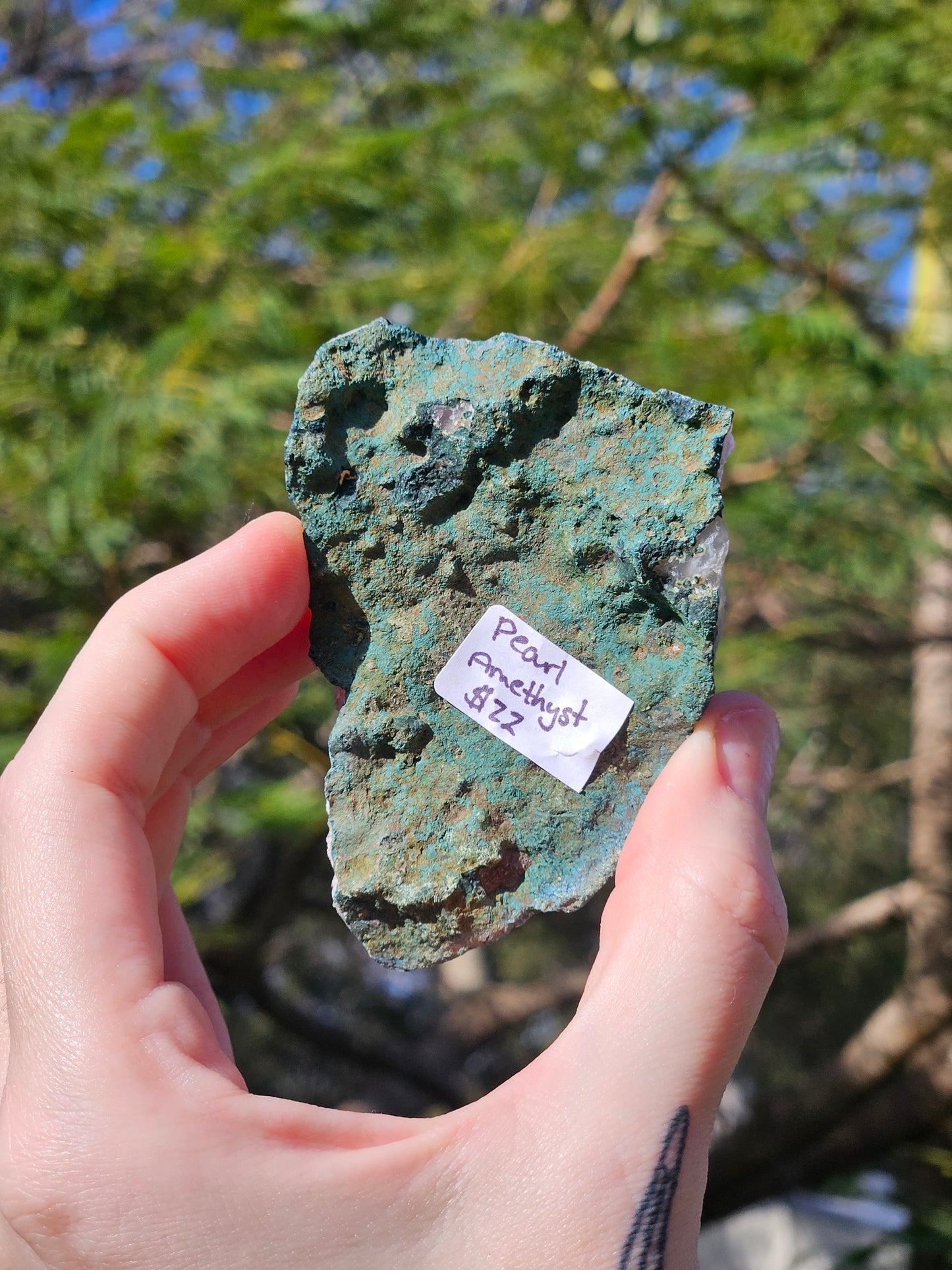 Aura Amethyst (Pearl Amethyst) A