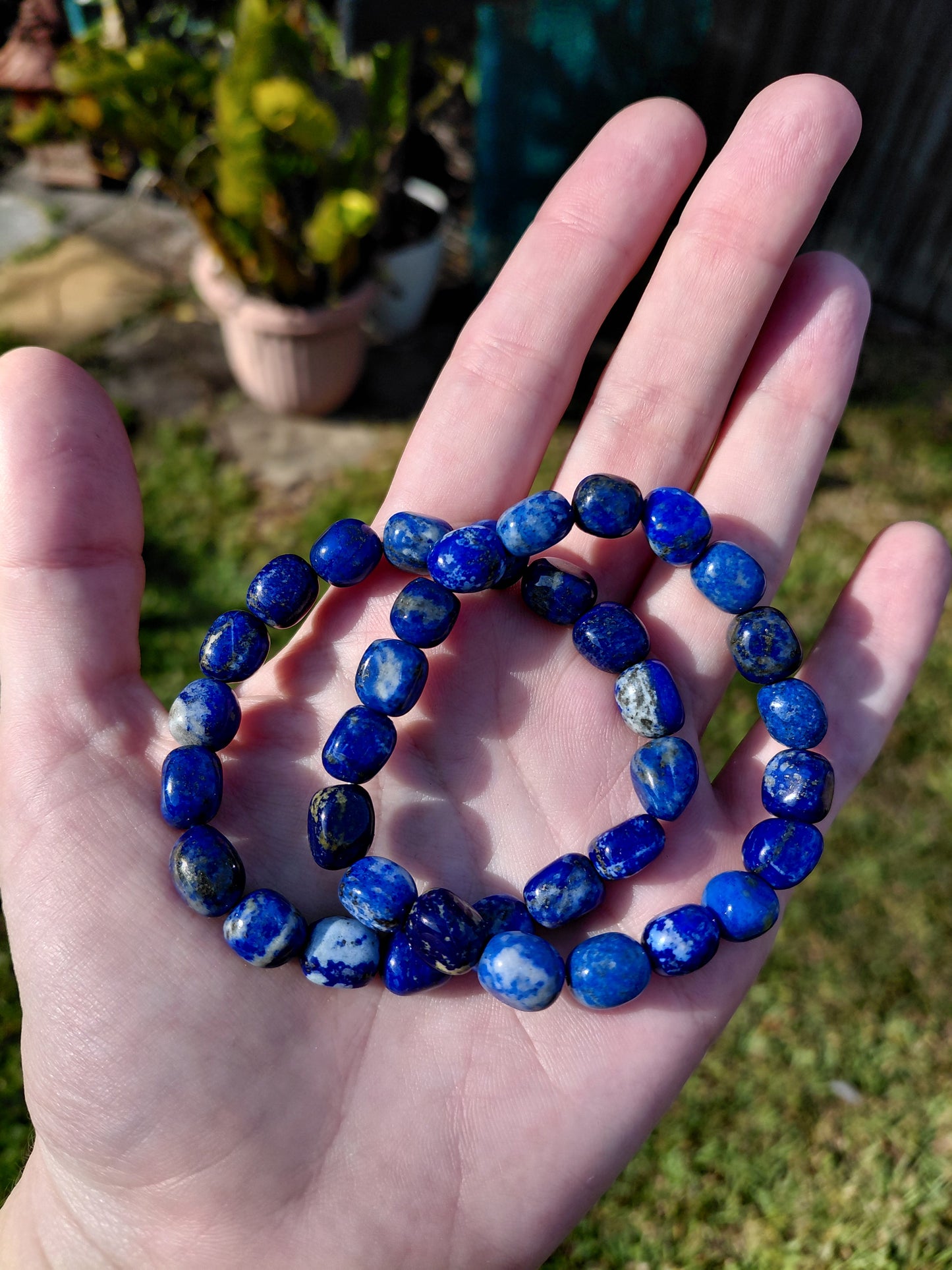 Lapis Lazuli Tumbled Bracelets