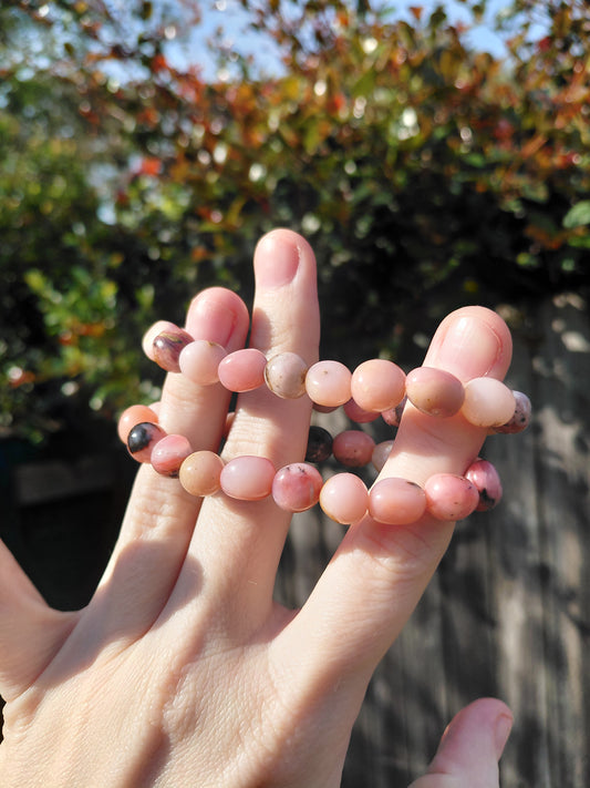 Australian Pink Opal Tumbled Bracelets