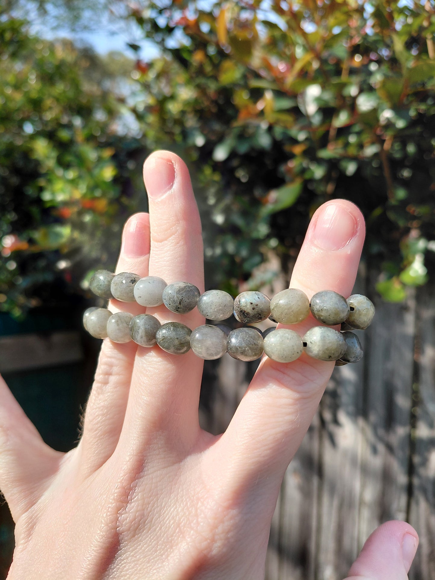Labradorite Tumbled Bracelets