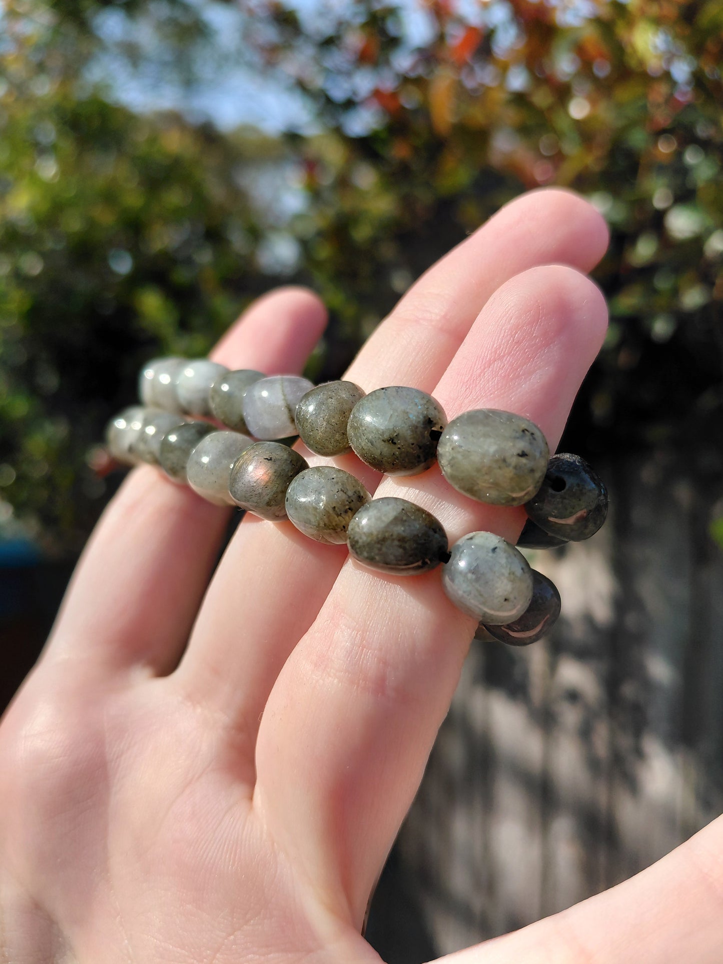 Labradorite Tumbled Bracelets