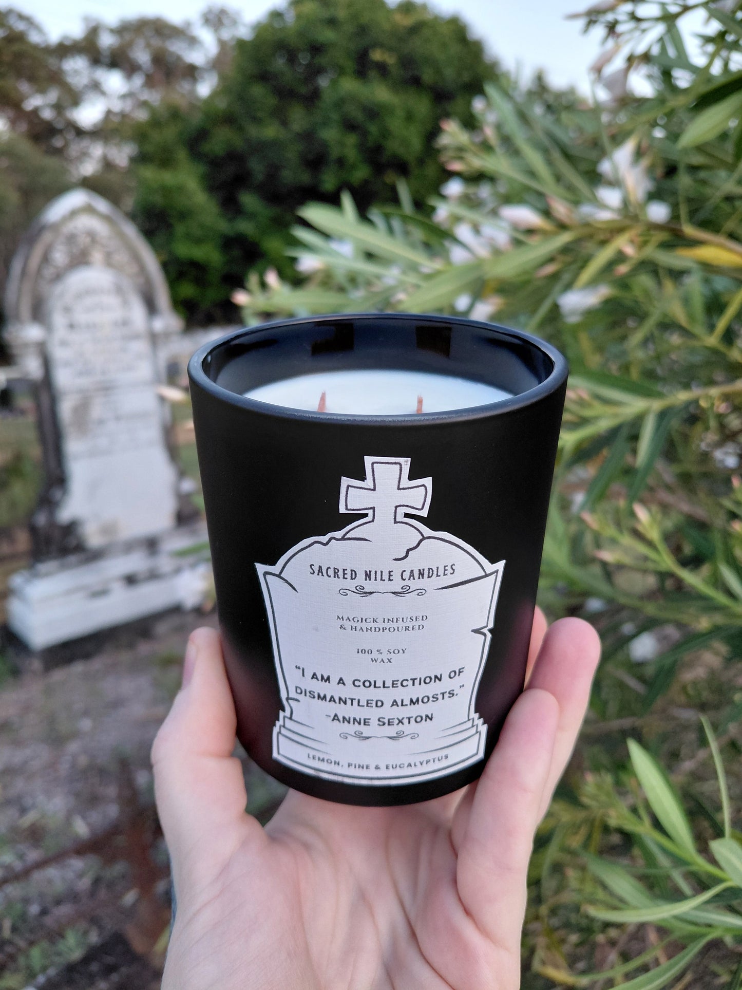 The Momento Mori Collection: Anne Sexton - Lemon, Pine & Eucalyptus