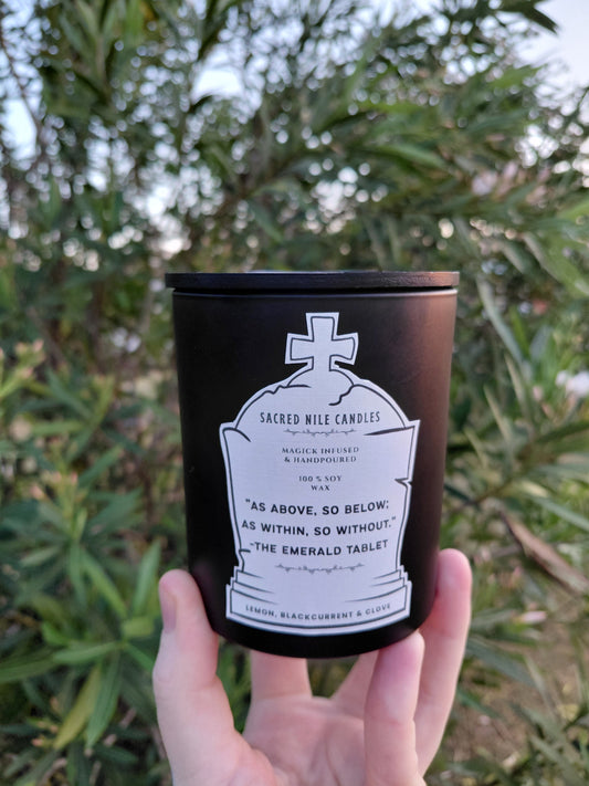 The Momento Mori Collection: The Emerald Tablet - Lemon, Clove & Black Current
