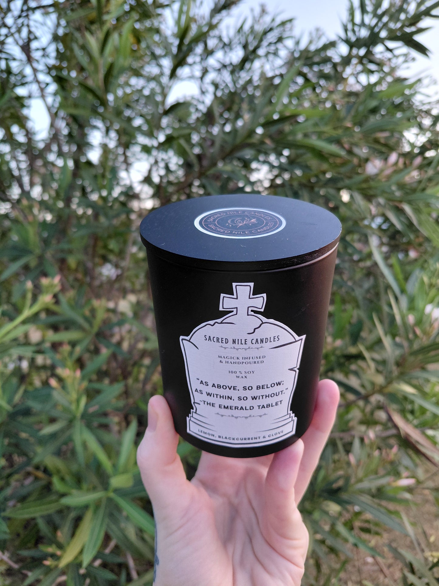 The Momento Mori Collection: The Emerald Tablet - Lemon, Clove & Black Current