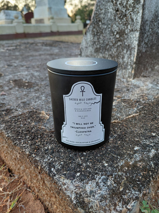 The Momento Mori Collection: Cleopatra - Red Rose, Fir Needle & Eucalyptus