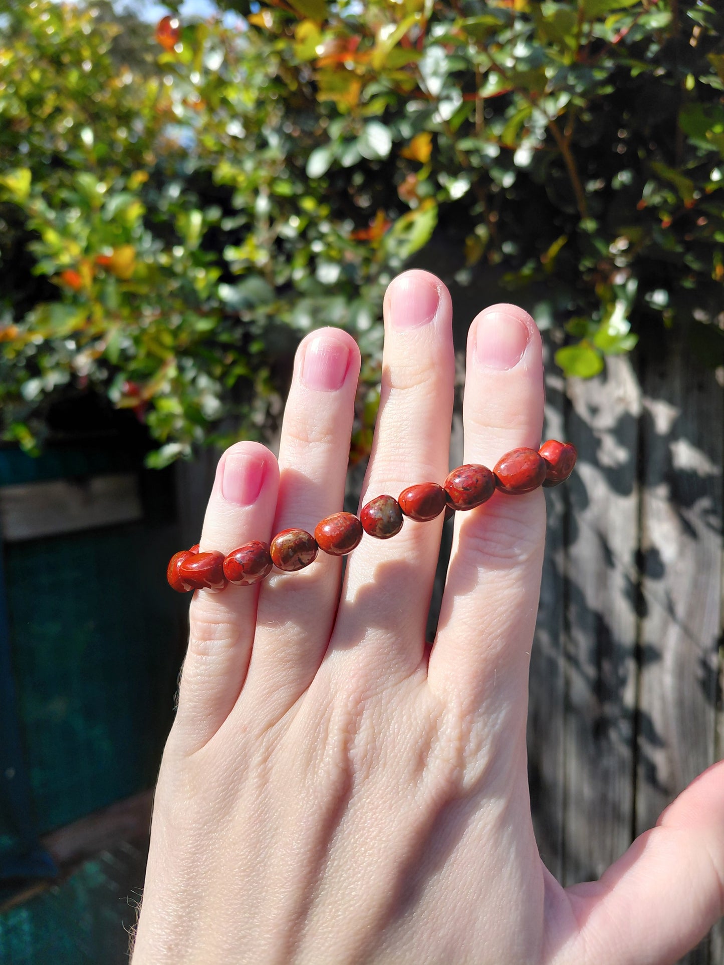 Snakeskin Jasper Tumbled Bracelets