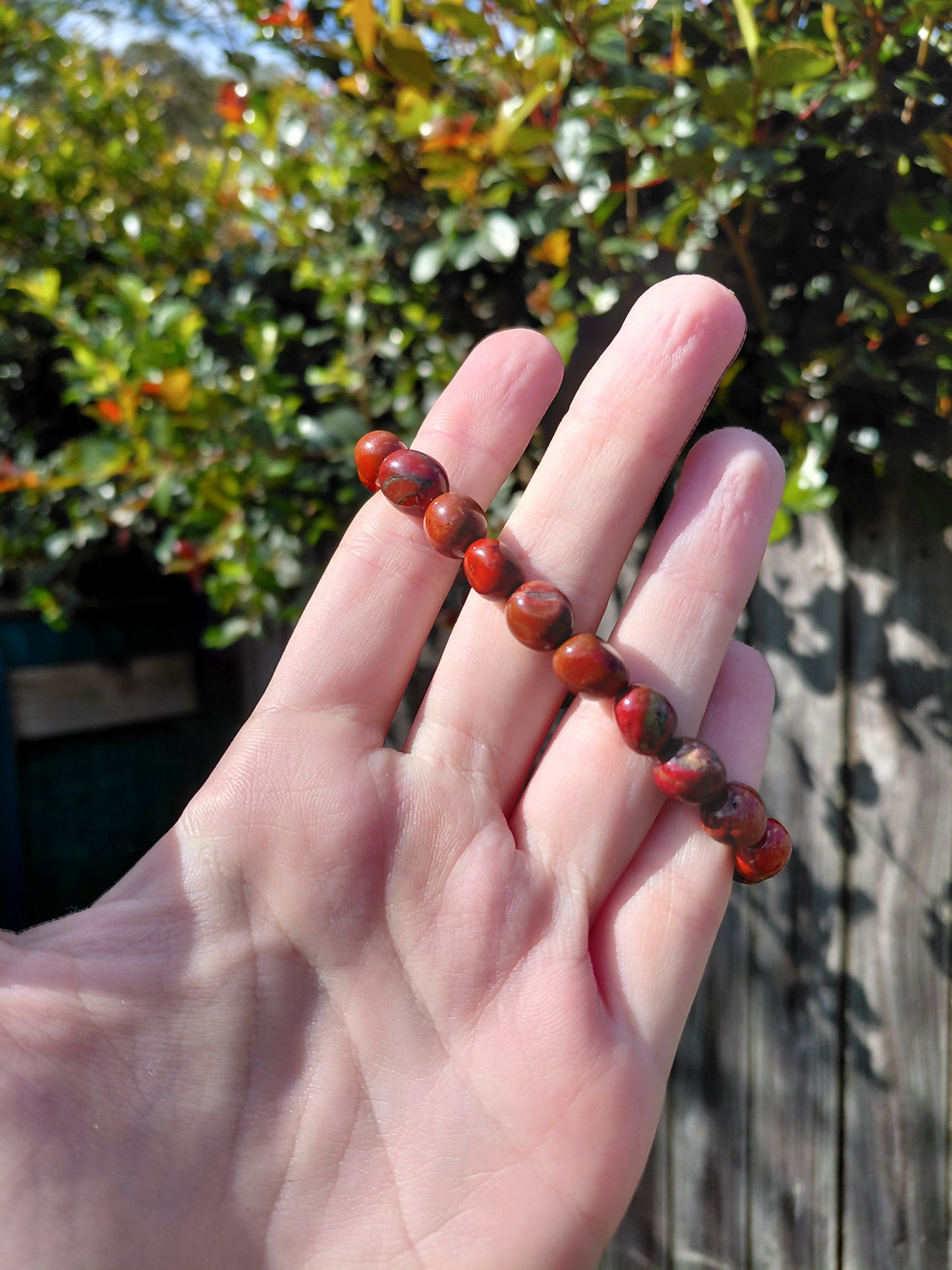 Snakeskin Jasper Tumbled Bracelets