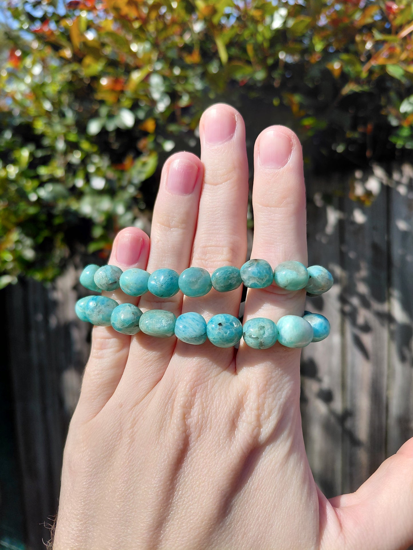 Amazonite Tumbled Bracelets
