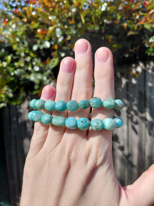 Amazonite Tumbled Bracelets