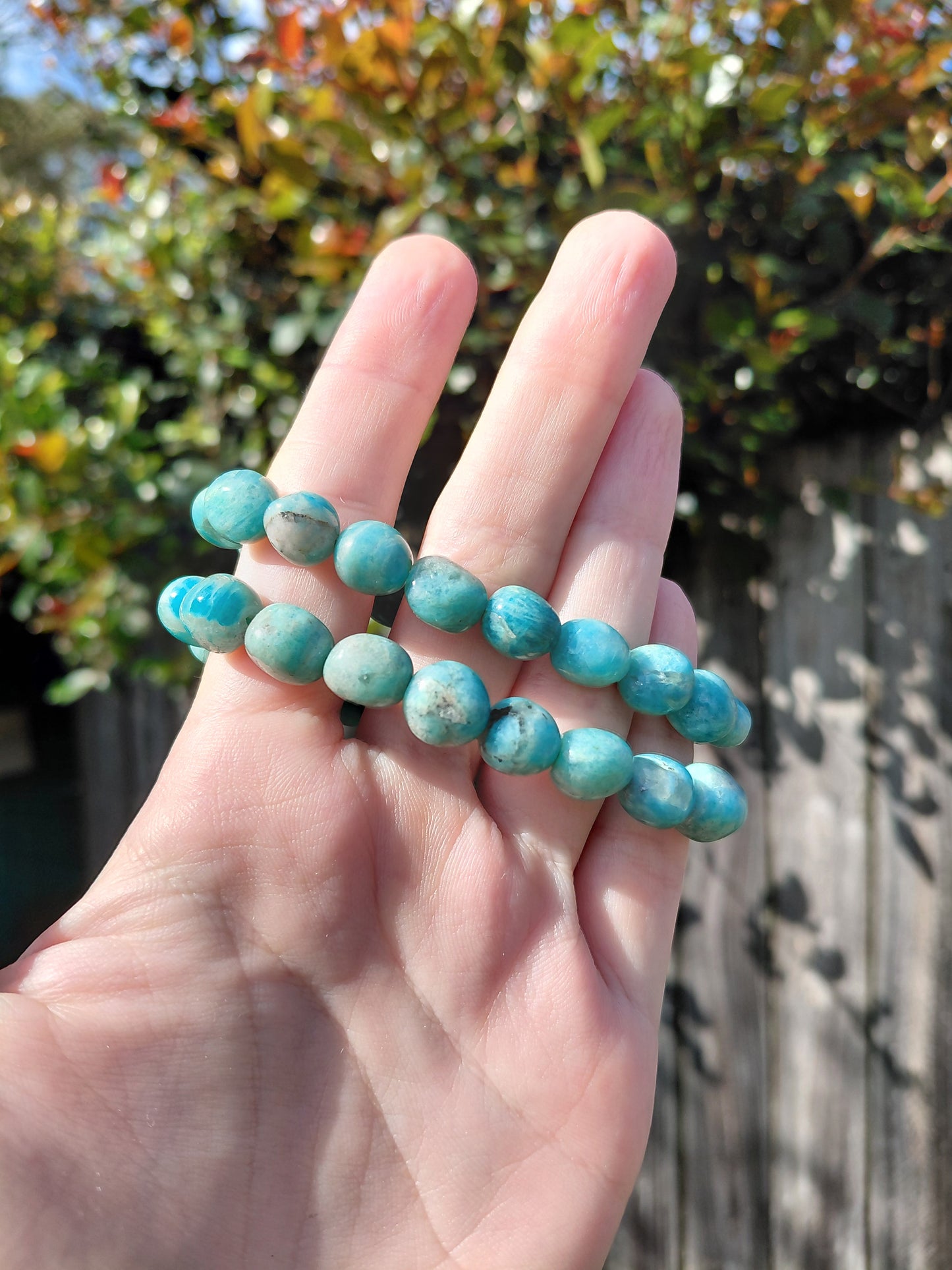 Amazonite Tumbled Bracelets