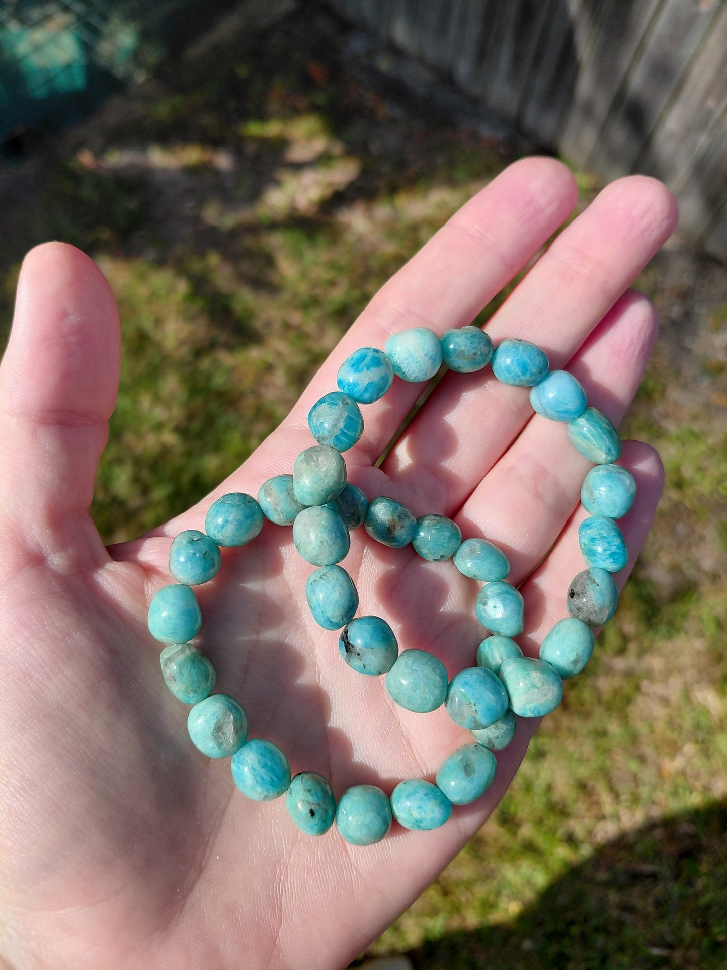 Amazonite Tumbled Bracelets