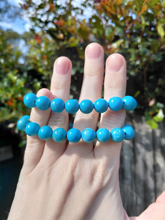 Turquoise Chunky Rounded Bracelets