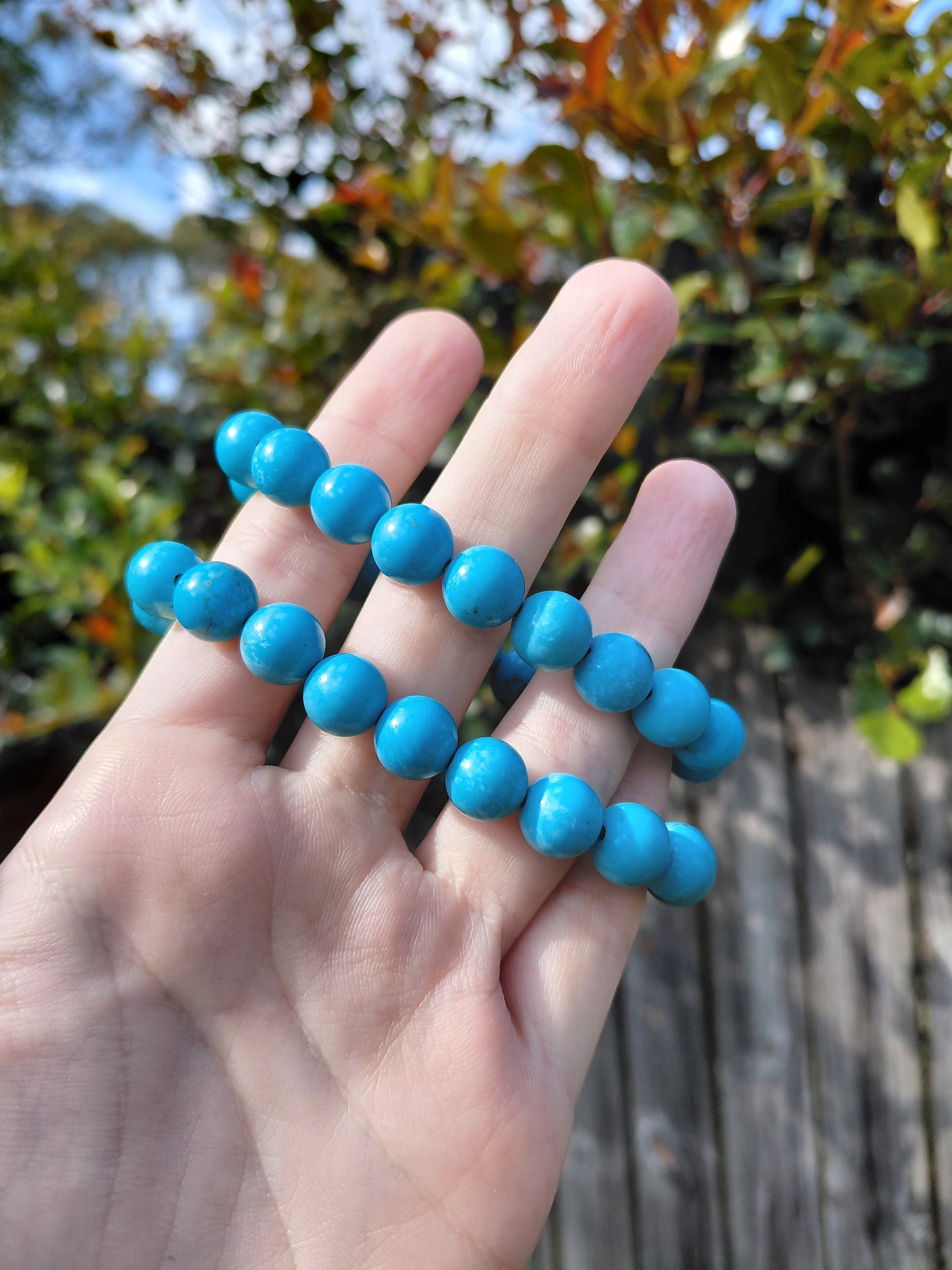 Turquoise Chunky Rounded Bracelets